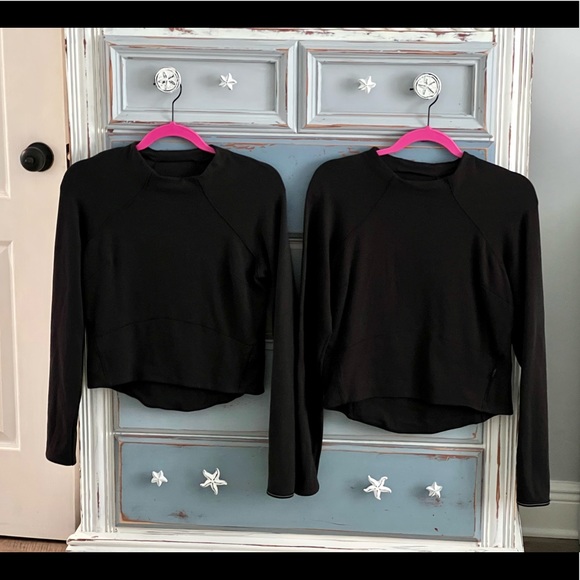 Lululemon Hill and Valley Mock Neck Top in Black - Picture 10 of 13